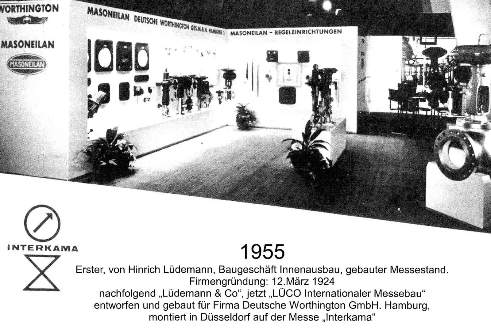 The first LÜCO exhibition stand at Interkama