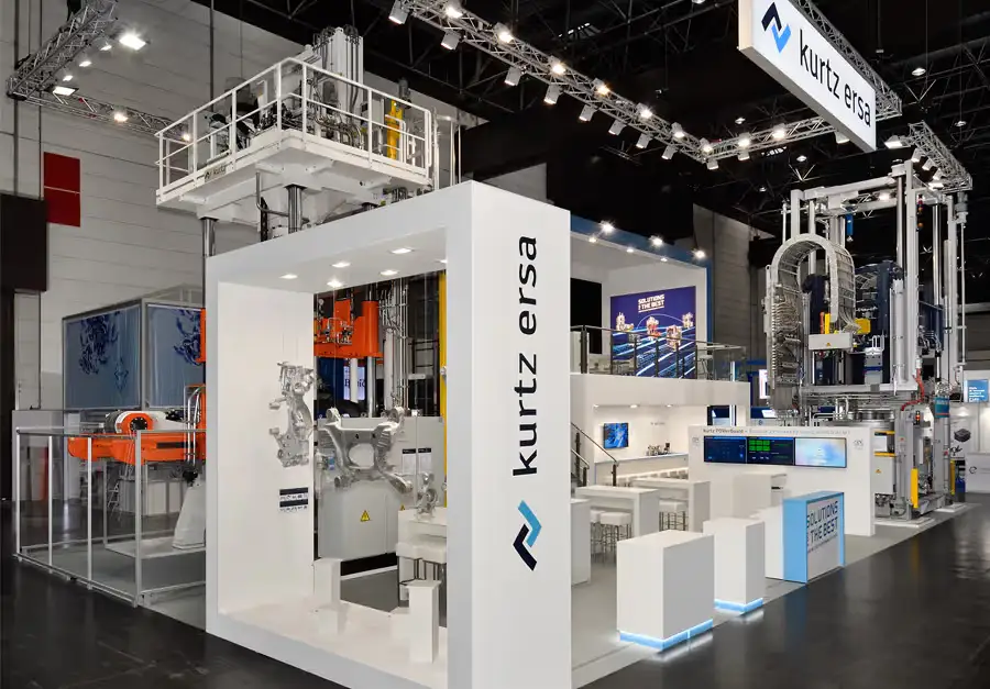 Kurtz Ersa Extended Trade Fair Stand Extended trade fair stand for Kurtz Ersa built by LÜCO