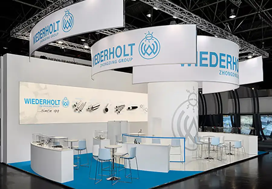 Wiederholt Compact Trade Fair Stand Compact trade fair stand for Wiederholt built by LÜCO